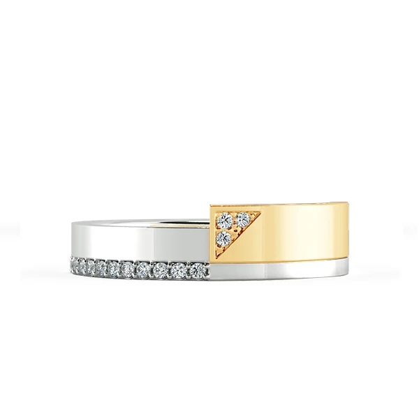 Modern Wedding Band Set NCC2016 2
